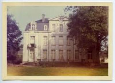 Zuidkant van het Kasteel van Wippelgem, jaren 1960