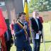 Inhuldiging infobord oudstrijders op begraafplaats Bentille. 