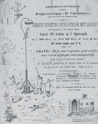 Affiche balpijpmaatschappij