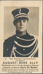 Bidprentje August-René Ally