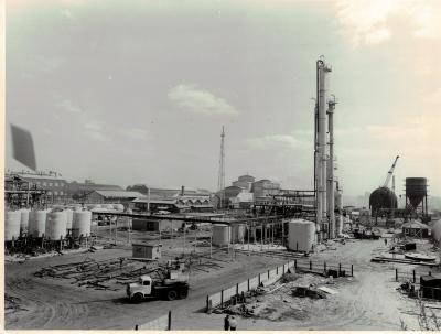 Bouw propyleenoxidefabriek Kuhlmann - september 1964