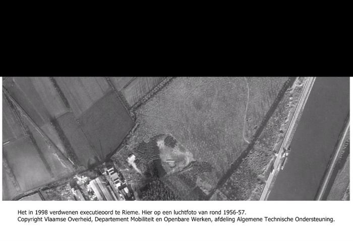 Luchtfoto executieoord 1956