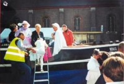 Jeugdgarnaalprins- en prinsesverkiezing in 2001 in Boekhoute