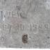 Grafsteen oorlogsslachtoffertje WO I