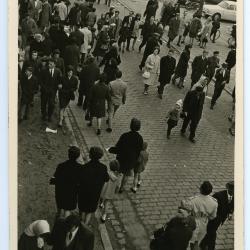 Toeschouwers stoet, Zelzate, jaren 1960