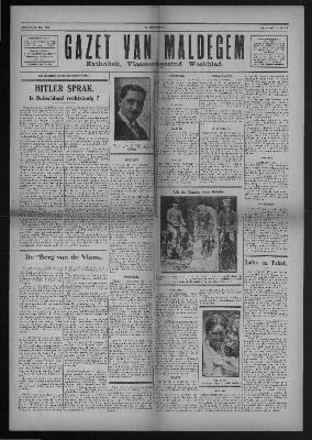 Gazet van Maldegem, 1933-05-28