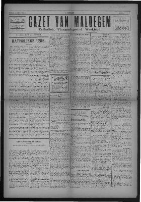 Gazet van Maldegem, 1933-02-12