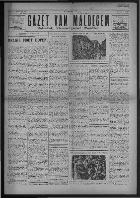Gazet van Maldegem, 1933-09-10