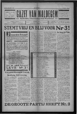 Gazet van Maldegem, 1932-10-02
