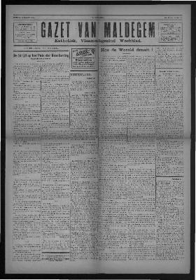 Gazet van Maldegem, 1933-03-12