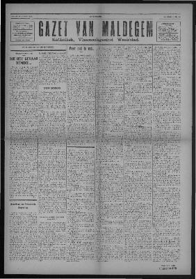 Gazet van Maldegem, 1934-03-18