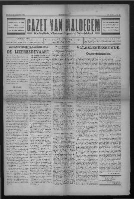 Gazet van Maldegem, 1932-08-14