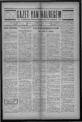 Gazet van Maldegem, 1932-07-31