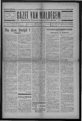 Gazet van Maldegem, 1932-10-16