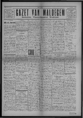 Gazet van Maldegem, 1934-04-22