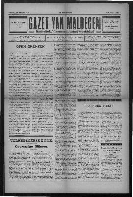 Gazet van Maldegem, 1932-03-13