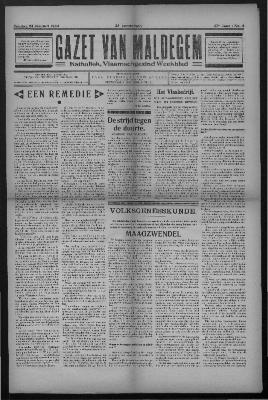 Gazet van Maldegem, 1932-01-24