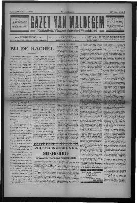 Gazet van Maldegem, 1932-02-21