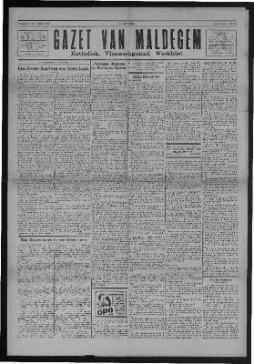 Gazet van Maldegem, 1932-12-18
