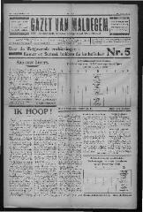 Gazet van Maldegem, 1932-11-20