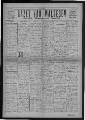 Gazet van Maldegem, 1934-05-13