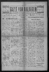 Gazet van Maldegem, 1932-08-14
