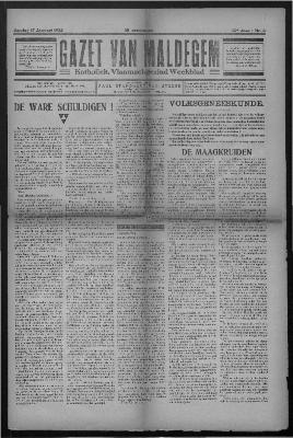 Gazet van Maldegem, 1932-01-17