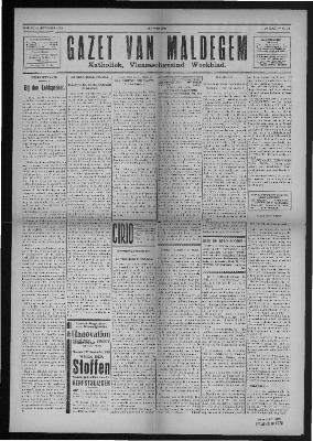 Gazet van Maldegem, 1934-09-23