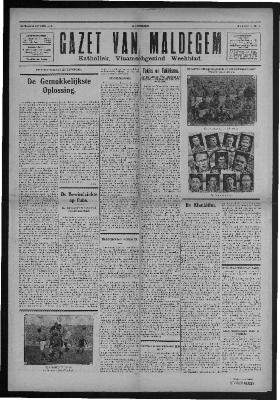 Gazet van Maldegem, 1934-01-28