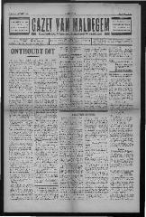 Gazet van Maldegem, 1932-10-30