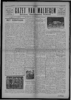 Gazet van Maldegem, 1934-01-21