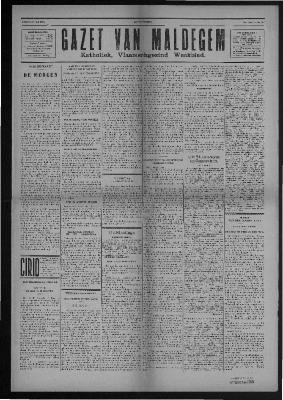 Gazet van Maldegem, 1934-07-22