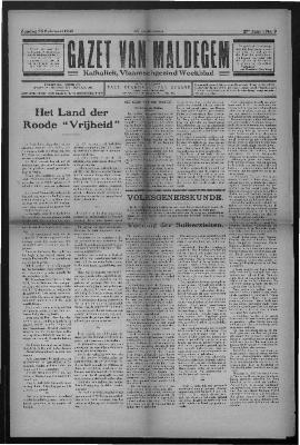 Gazet van Maldegem, 1932-02-28