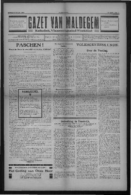 Gazet van Maldegem, 1932-03-27