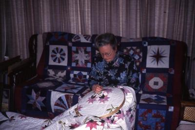 Annie Lefèvre maakt patchwork