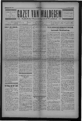 Gazet van Maldegem, 1932-06-26