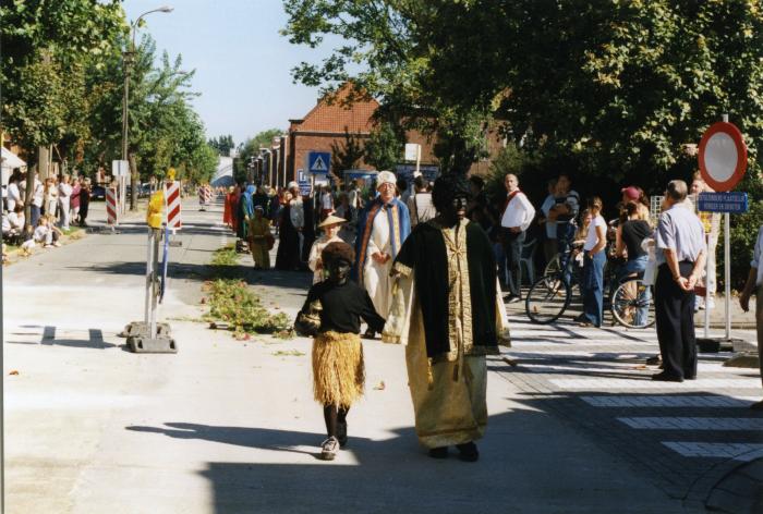 Drie koningen in de processie van Rieme, 2003(II)