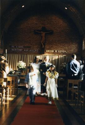Huwelijkmis van Johan Van Caenegem en Bernadette Pieters (II), 1988