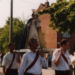 Processiebeeld van Maria in de processie van Rieme, 2003 (I)