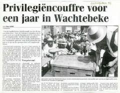 Krantenknipsel Safarkesmarkt, Wachtebeke, 1997