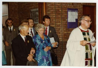 Jubileumviering Heye-Bruynbroeck in de kerk van Rieme (I), 1982