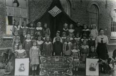 Schoolmeisjes, Kaprijke, 1914-1919