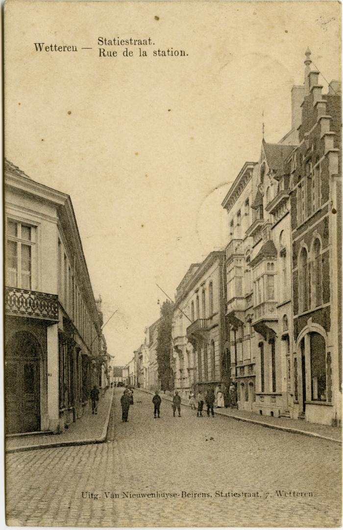 Postkaart Kamiel De Smet (Wetteren), Sleidinge, 1914