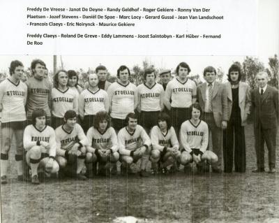 Eerste ploeg van SV Knesselare, 1975