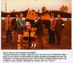 Nieuwe vlag voor SV Knesselare, 1975