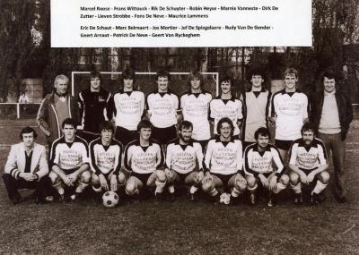 Eerste ploeg van Harop, Knesselare, 1982 - 83