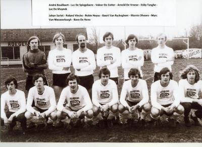 Eerste ploeg van Harop, Knesselare, 1976