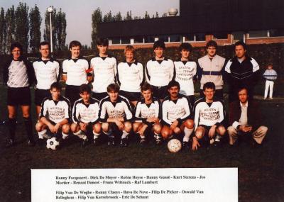 Eerste ploeg van Harop, 1985