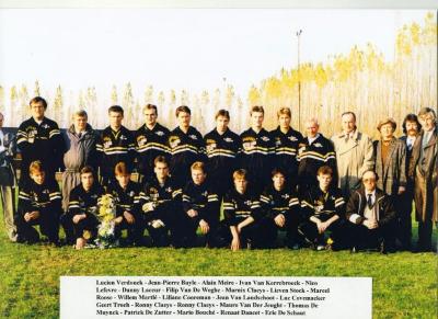 Eerste ploeg VK Knesselare, 1989