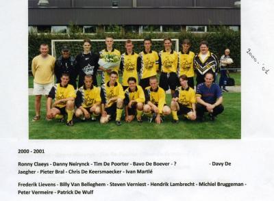 VK Knesselare juniors, 2000-01
